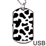 Cheetah print Dog Tag USB Flash (One Side) Front