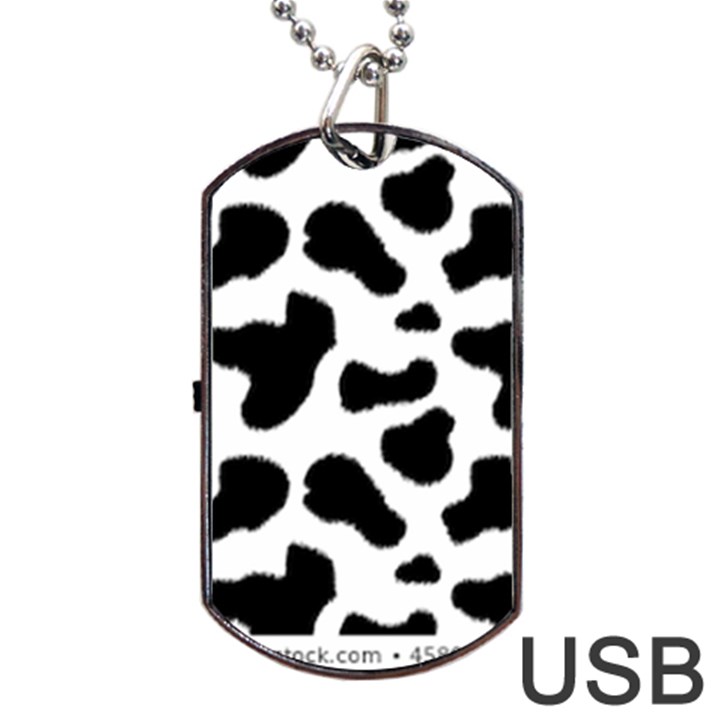 Cheetah print Dog Tag USB Flash (One Side)