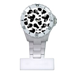 Cheetah Print Plastic Nurses Watch by NSGLOBALDESIGNS2