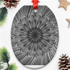 Sunflower Print Ornament (oval) by NSGLOBALDESIGNS2