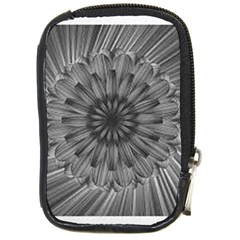 Sunflower Print Compact Camera Leather Case by NSGLOBALDESIGNS2