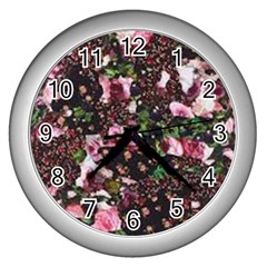 Victoria s Secret One Wall Clock (silver) by NSGLOBALDESIGNS2