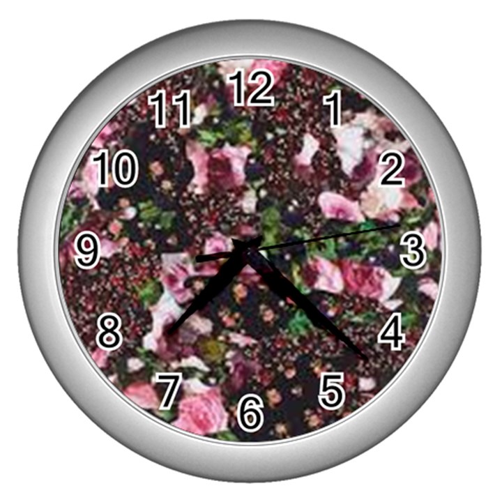 Victoria s secret one Wall Clock (Silver)