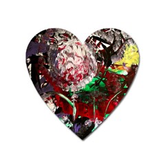 Dedelion Heart Magnet by bestdesignintheworld