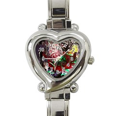 Dedelion Heart Italian Charm Watch by bestdesignintheworld