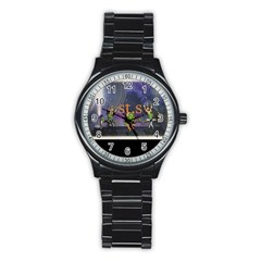 St Sv Logo3 Sport Metal Watch (black) by desiascales