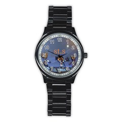 St Sv Logo5 Sport Metal Watch (black)