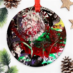 Dedelion Round Ornament (two Sides) by bestdesignintheworld