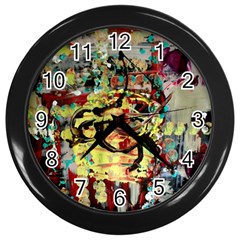 Little Bird Wall Clock (black)