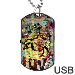 Little Bird Dog Tag Usb Flash (one Side)