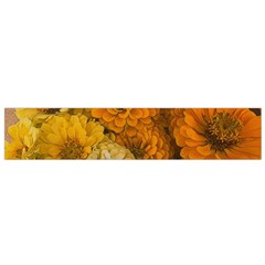 Yellow Zinnias Small Flano Scarf by bloomingvinedesign