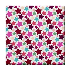 Stars Pattern Tile Coasters