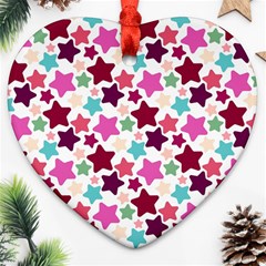 Stars Pattern Ornament (Heart)