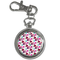 Stars Pattern Key Chain Watches