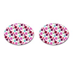 Stars Pattern Cufflinks (Oval)