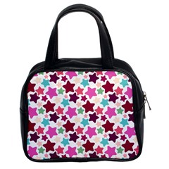 Stars Pattern Classic Handbag (Two Sides)