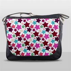 Stars Pattern Messenger Bag