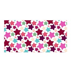 Stars Pattern Satin Wrap