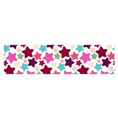 Stars Pattern Satin Scarf (Oblong)