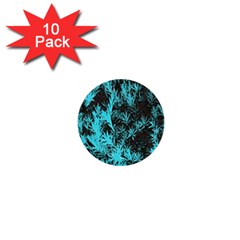 Blue Etched Background 1  Mini Buttons (10 pack) 