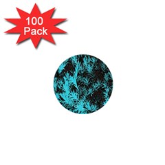 Blue Etched Background 1  Mini Buttons (100 pack) 