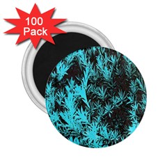 Blue Etched Background 2.25  Magnets (100 pack) 