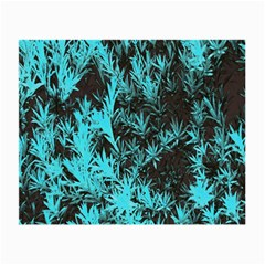 Blue Etched Background Small Glasses Cloth (2-Side)