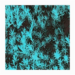 Blue Etched Background Medium Glasses Cloth (2-Side)