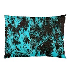 Blue Etched Background Pillow Case