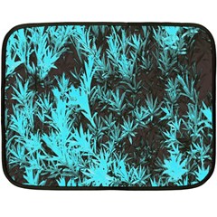 Blue Etched Background Fleece Blanket (Mini)