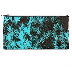 Blue Etched Background Pencil Cases