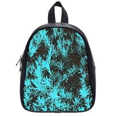 Blue Etched Background School Bag (Small)