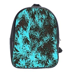 Blue Etched Background School Bag (XL)