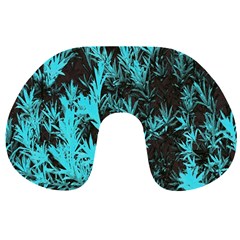 Blue Etched Background Travel Neck Pillows