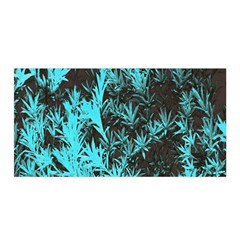 Blue Etched Background Satin Wrap