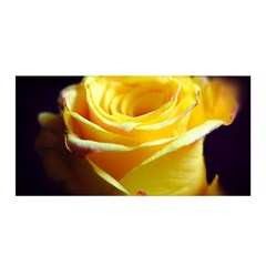 Soft Yellow Rose Satin Wrap by bloomingvinedesign