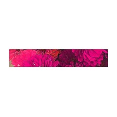 Pink Zinnias Flano Scarf (mini) by bloomingvinedesign