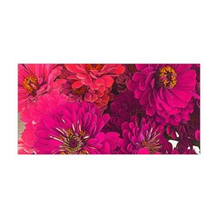 Pink Zinnias Yoga Headband by bloomingvinedesign