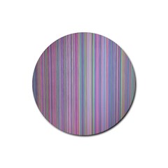 Broken Tv Screen Rubber Round Coaster (4 Pack)  by dressshop