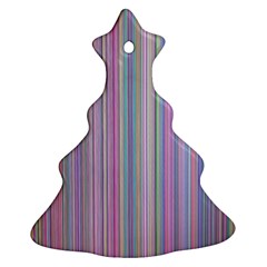 Broken Tv Screen Christmas Tree Ornament (two Sides) by dressshop