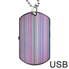 Broken Tv Screen Dog Tag Usb Flash (one Side) by dressshop