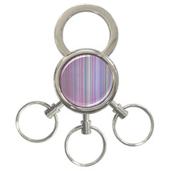 Broken Tv Screen 3-ring Key Chains by dressshop