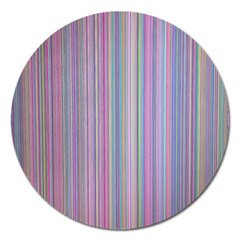 Broken Tv Screen Magnet 5  (round) by dressshop