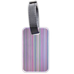 Broken Tv Screen Luggage Tags (two Sides) by dressshop