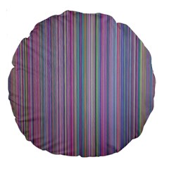 Broken Tv Screen Large 18  Premium Round Cushions by dressshop