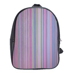 Broken Tv Screen School Bag (xl) by dressshop