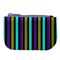 Retro Stripe 1 Vertical Retro Stripe 1 Large Coin Purse