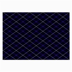 Blue Plaid  Large Glasses Cloth by dressshop