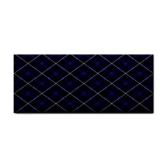 Blue Plaid  Hand Towel by dressshop