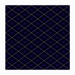 Blue Plaid  Medium Glasses Cloth (2-side) by dressshop